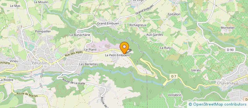 localisation de l'entreprise ASS RESTAURANT SCOLAIRE à CHAVANAY