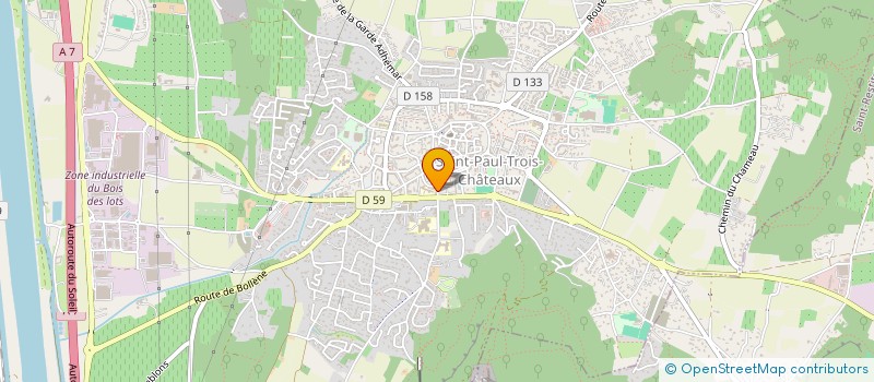 localisation de l'entreprise ASS RESTAURANT SCOLAIRE ECOLES PUBLIQUES à SAINT-PAUL-TROIS-CHATEAUX
