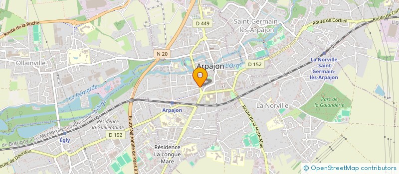 localisation de l'entreprise ASS RESTAURATEURS METIERS IDF à ARPAJON
