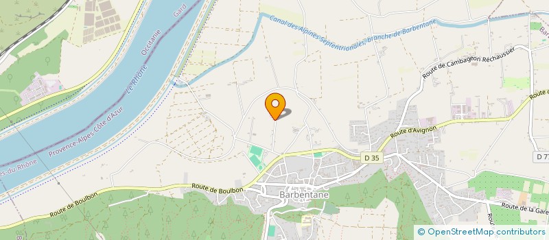 localisation de l'entreprise ASS RESTAURATION DU PATRIMOINE SONORE  BARBENTANE