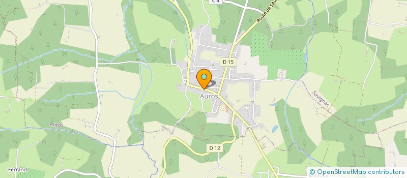 localisation de l'entreprise ASS RESTAURATION EGLISE ST ROCH SAVIGNAC  SAVIGNAC