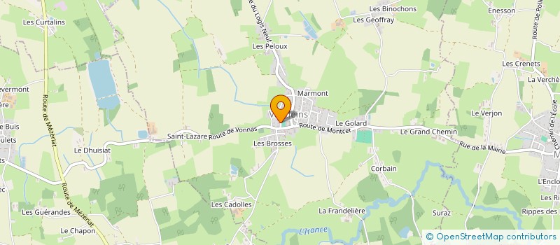 localisation de l'entreprise ASS RESTO SCOL CHANOZ CHATENAY CHAVEYRIA à CHAVEYRIAT