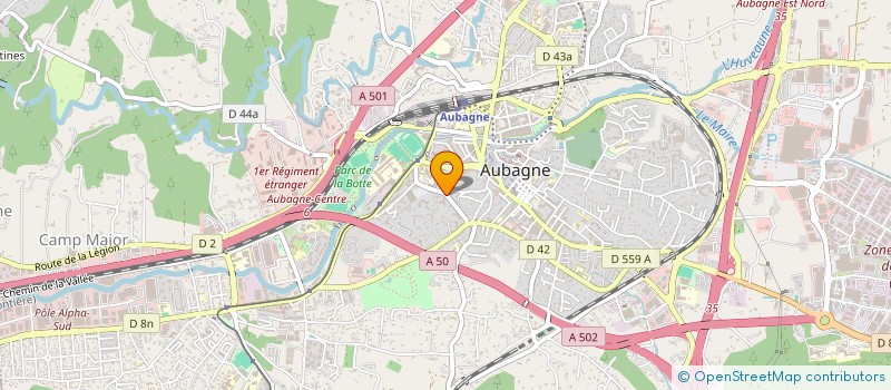 localisation de l'entreprise ASS RESURGENCE CO ACTION ET DEVELOPPEMENT à AUBAGNE