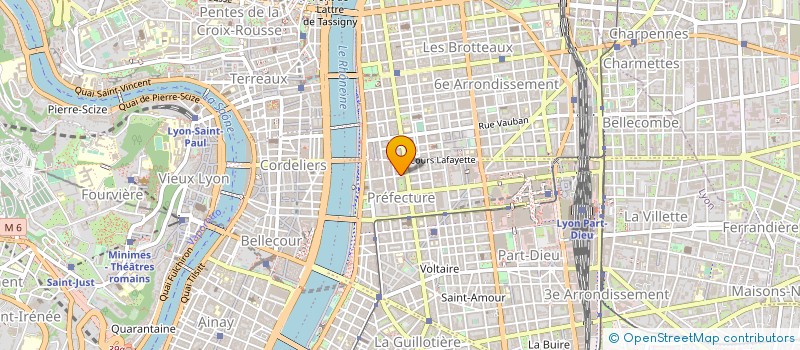 localisation de l'entreprise ASS RETRAIT SAPEURS POMPIERS PROF RHONE  LYON