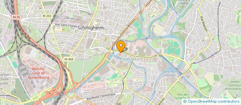 localisation de l'entreprise ASS RETRAITE PREVOYANCE GESTION EPARGNE à STRASBOURG