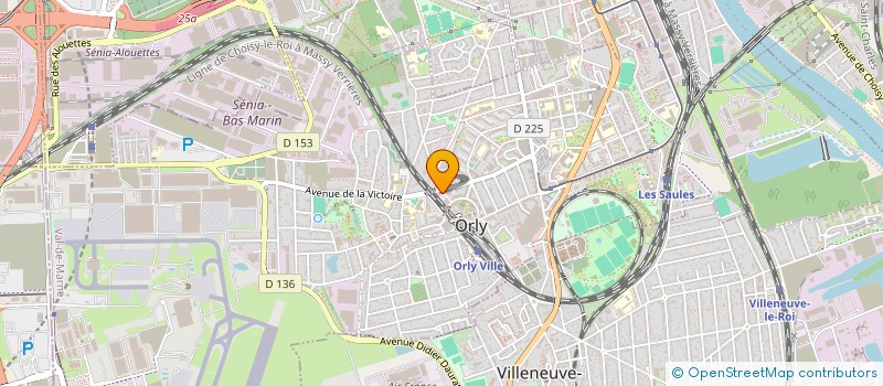 localisation de l'entreprise ASS RETRAITES PENSIONNES AVIAT  ORLY