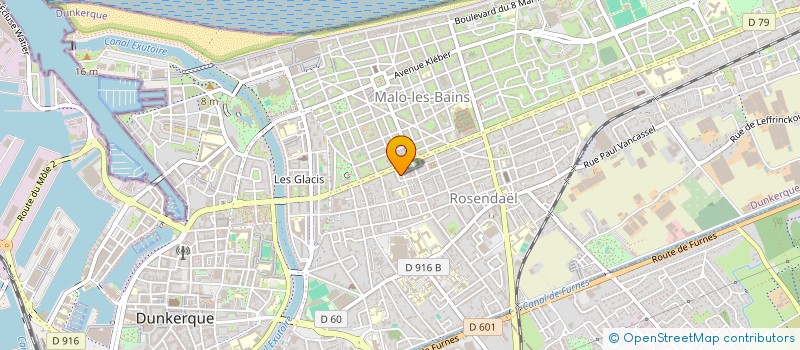 localisation de l'entreprise ASS RETRAITES VEUVES DOCKERS DUNKERQUE à DUNKERQUE