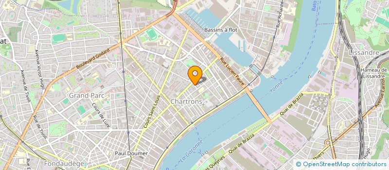 localisation de l'entreprise ASS RETRAVAILLER AQUITAINE à BORDEAUX