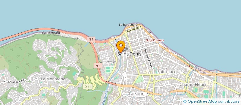 localisation de l'entreprise ASS REU MAITRES OUVRAGE SOCIAUX AMENAGEU à SAINT-DENIS