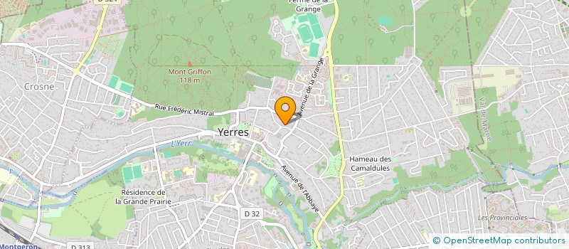 localisation de l'entreprise ASS REUSSIR POUR YERRES ENSEMBLE à YERRES