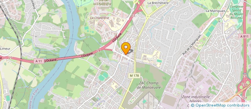 localisation de l'entreprise ASS REVE ET RITOURNELLE à NANTES