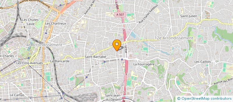 localisation de l'entreprise ASS REVEL'ART à MARSEILLE