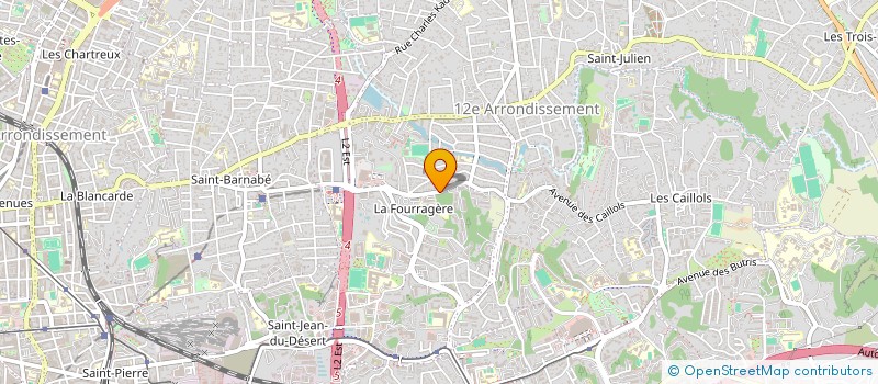 localisation de l'entreprise ASS REVIVRE AUX CAILLOLS à MARSEILLE
