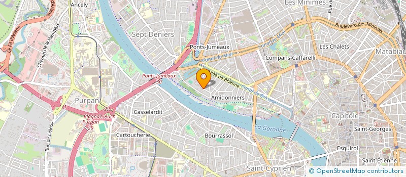 localisation de l'entreprise ASS RGLE FEDER.DEPTALES AGREE PECHE...  TOULOUSE