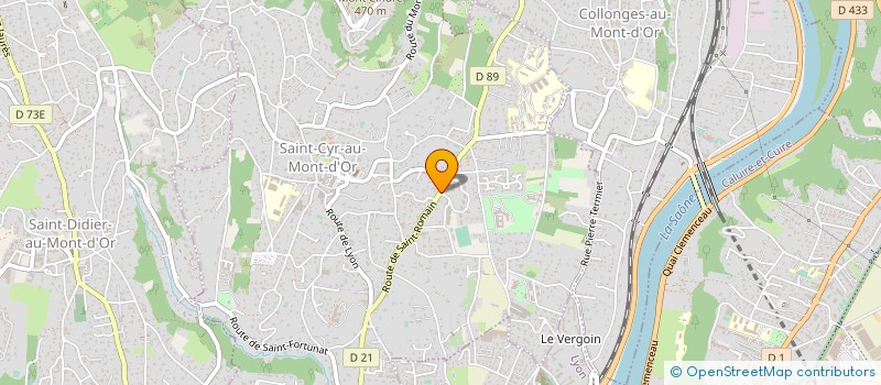 localisation de l'entreprise ASS RHODA ORGAN GESTION MAISONS ENFANTS à SAINT-CYR-AU-MONT-D'OR