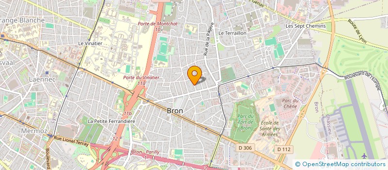 localisation de l'entreprise ASS  RICHARD WAGNER  BRON