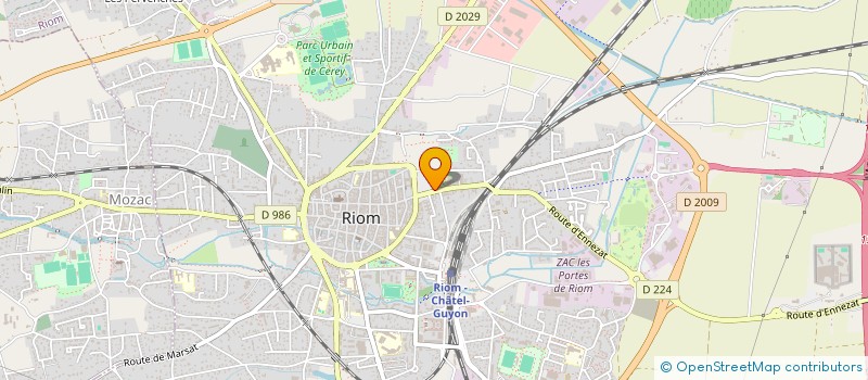 localisation de l'entreprise ASS RIOM SYMPHONIQUE à RIOM