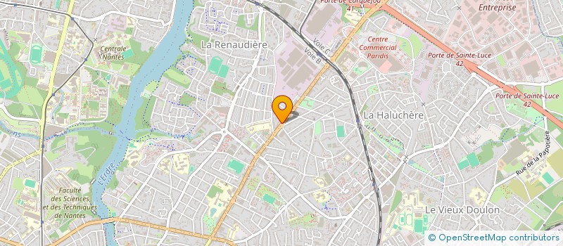 localisation de l'entreprise ASS RIVES JEUNES  NANTES