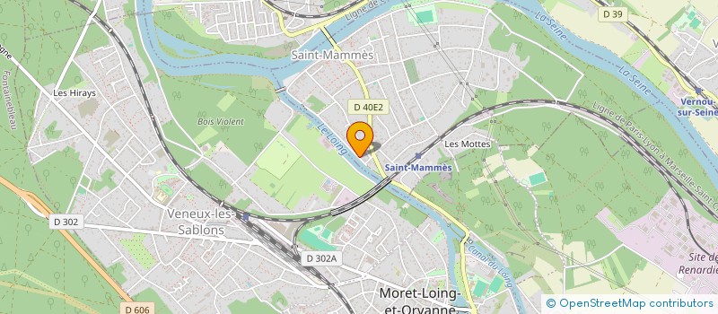 localisation de l'entreprise ASS RIVIERES ET FLEUVES DU MONDE  SAINT-MAMMES