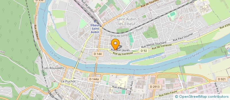 localisation de l'entreprise ASS ROBINSON  TOURVILLE-LA-RIVIERE