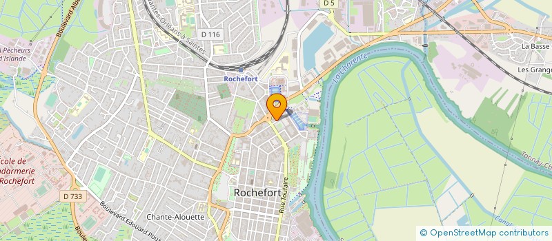 localisation de l'entreprise ASS ROCHEFORTAISE ELEVES PLASTURGISTES  ROCHEFORT