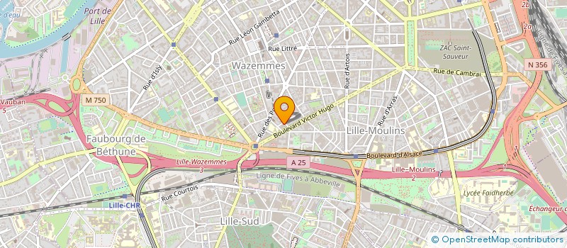 localisation de l'entreprise ASS ROCK EN NORD à LILLE