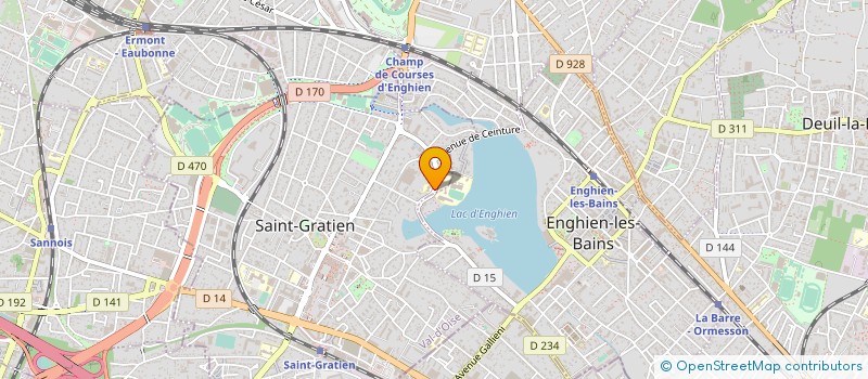 localisation de l'entreprise ASS ROCK'IN GLOBETROTTERS  SAINT-GRATIEN