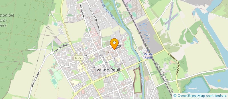 localisation de l'entreprise ASS ROLIVALOISE HEBERGEMENT INSERTION à VAL-DE-REUIL