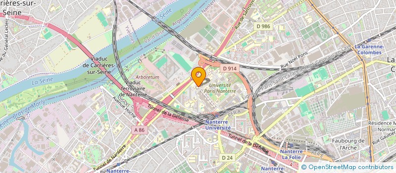 localisation de l'entreprise ASS  ROOSTLAND  NANTERRE