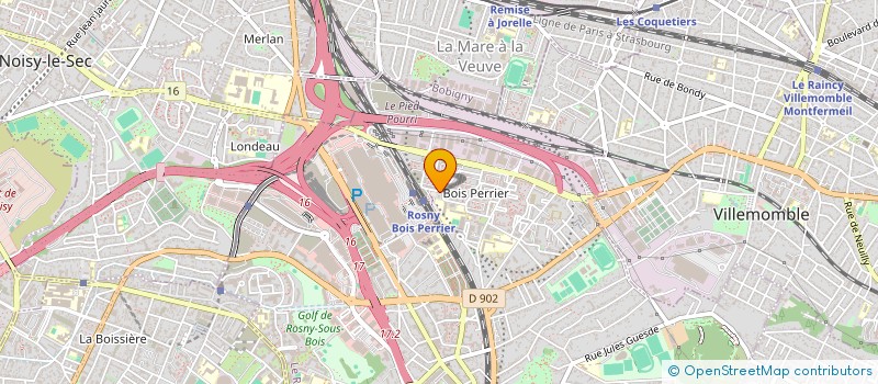 localisation de l'entreprise ASS ROSNEENNE LANGUES EDUCATION CULTURE à ROSNY-SOUS-BOIS