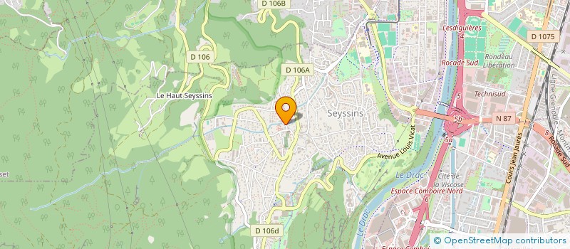 localisation de l'entreprise ASS ROTARIENNE BIBLIOTHEQUES SCO ALPES à SEYSSINS