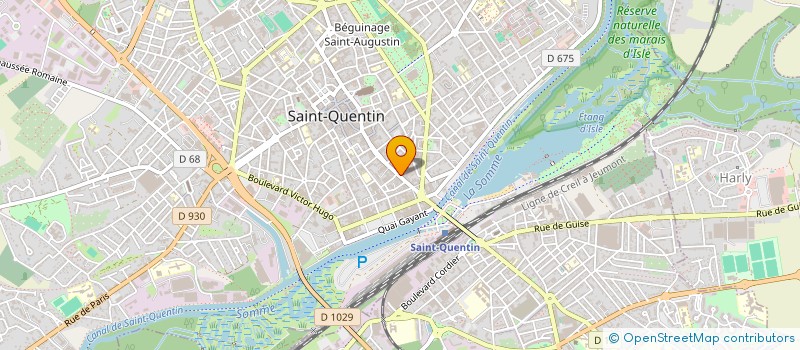 localisation de l'entreprise ASS ROTARY CLUB à SAINT-QUENTIN