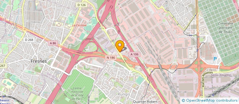 localisation de l'entreprise ASS ROTARY  CLUB INTERNATIONAL  RUNGIS