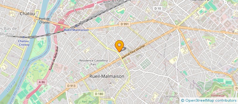 localisation de l'entreprise ASS RUEIL MUAYTHAI CLUB à SURESNES