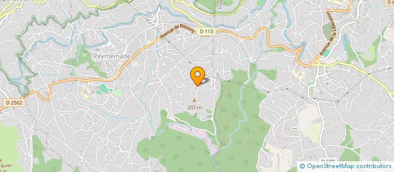 localisation de l'entreprise ASS RUNNING 06  PEYMEINADE