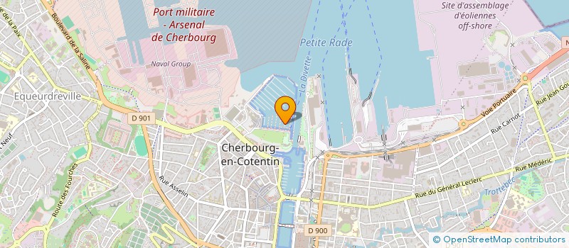 localisation de l'entreprise ASS RUNNING CHERBOURG  CHERBOURG-EN-COTENTIN