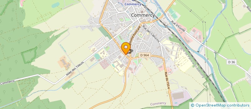 localisation de l'entreprise ASS RUR SPORT EDUCAT NEUTRE ACTIVE LAIQU à COMMERCY