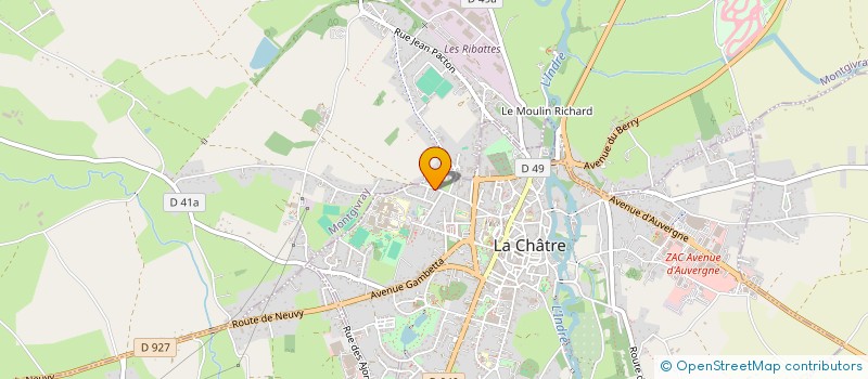 localisation de l'entreprise ASS RYTHME ET EXPRESSION à LA CHATRE