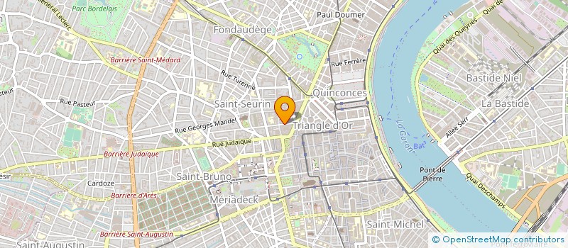 localisation de l'entreprise ASS S.C.A.R.A.M.O.U.C.H.E. à BORDEAUX