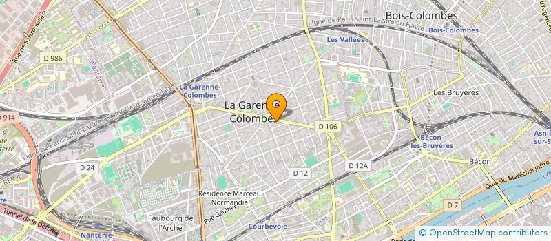 localisation de l'entreprise ASS S.N.I.S.C à LA GARENNE-COLOMBES