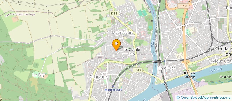 localisation de l'entreprise ASS S.P LATITUDE  MAURECOURT