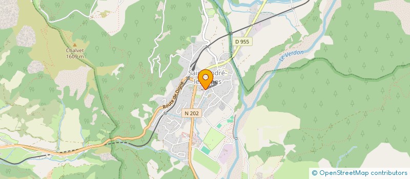 localisation de l'entreprise ASS SAINT ANDRE ECOLE LOISIR ANIMATION à SAINT-ANDRE-LES-ALPES