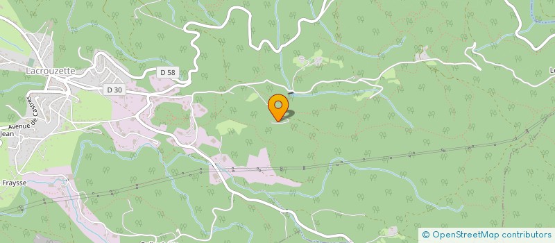 localisation de l'entreprise ASS  SAINT AUGUSTIN  LACROUZETTE