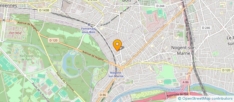 localisation de l'entreprise ASS SAINT DOMINIQUE à NOGENT-SUR-MARNE