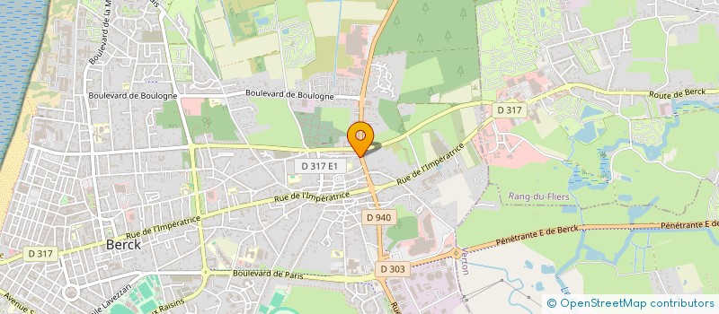 localisation de l'entreprise ASS  SAINT JEAN BAPTISTE  BERCK