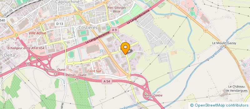 localisation de l'entreprise ASS SALAR AGRIC VULGA PROGR AGRIC GARD  NIMES