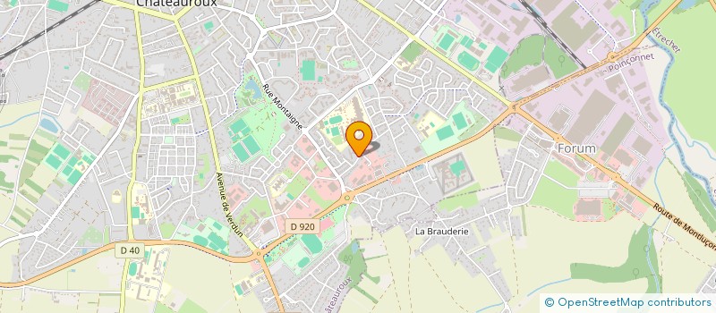 localisation de l'entreprise ASS SALARIES AGRI VULGARIS PROGRES AGRI à CHATEAUROUX