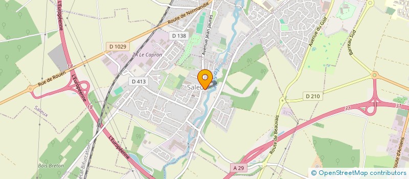 localisation de l'entreprise ASS SALEUX ANIMATIONS ET LOISIRS  SALEUX