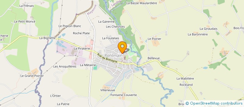 localisation de l'entreprise ASS SANCTUAIRE PONTMAIN ACCUEIL ANIMATIO à PONTMAIN