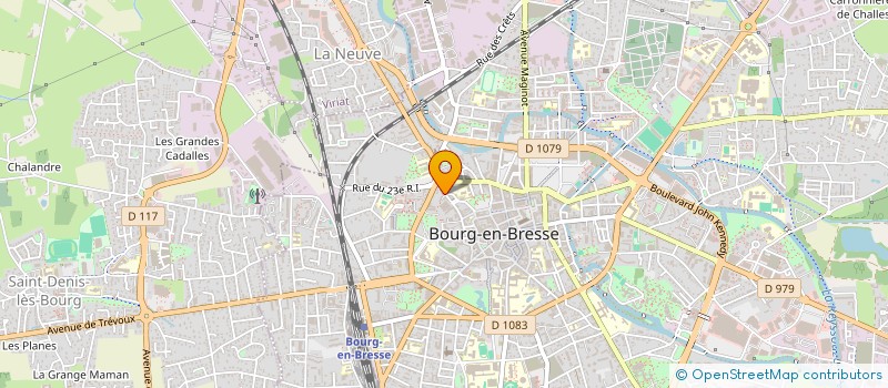 localisation de l'entreprise ASS SANTE AU TRAVAIL BTP DE L AIN à BOURG-EN-BRESSE